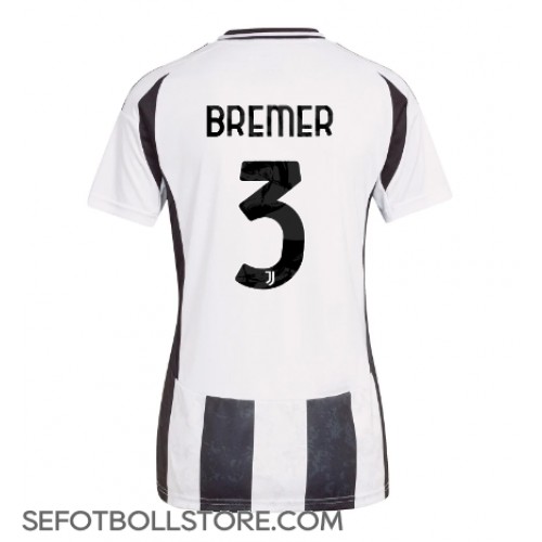 Juventus Gleison Bremer #3 Replika Hemmatröja Dam 2024-25 Kortärmad